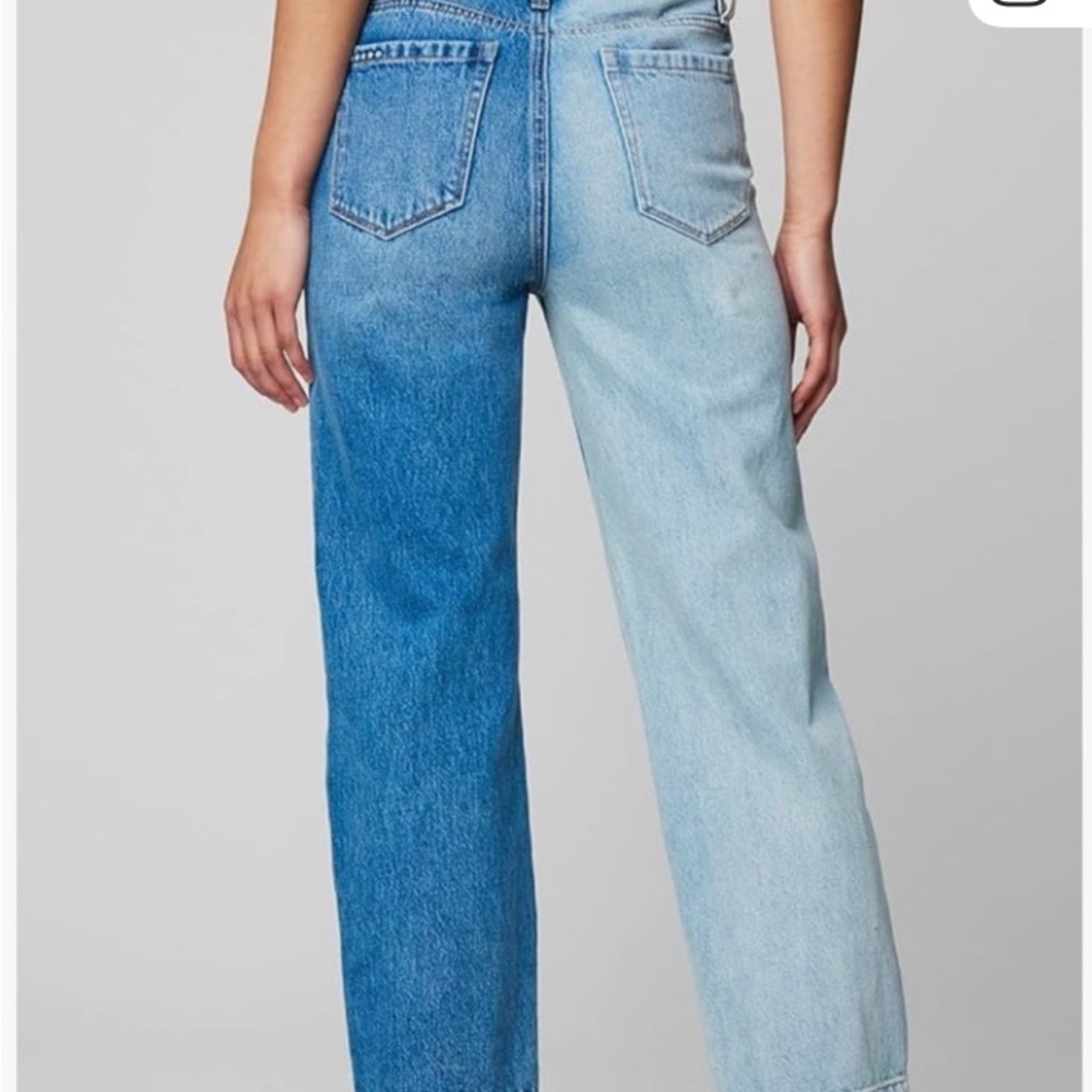 BLANKNYC The Baxter - Ribcage Straight-leg Two Tone Jeans, Excellent Condition